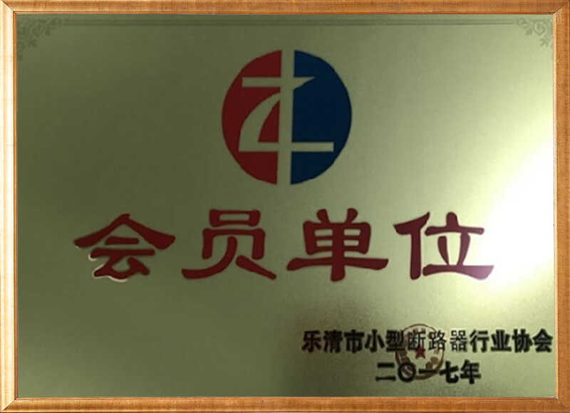 Member of Yueqing Miniature Circuit Breaker Industry Association