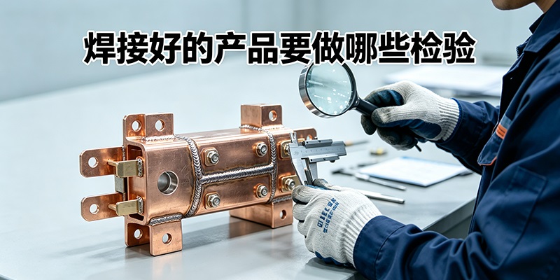 What inspections should be carried out for welded products